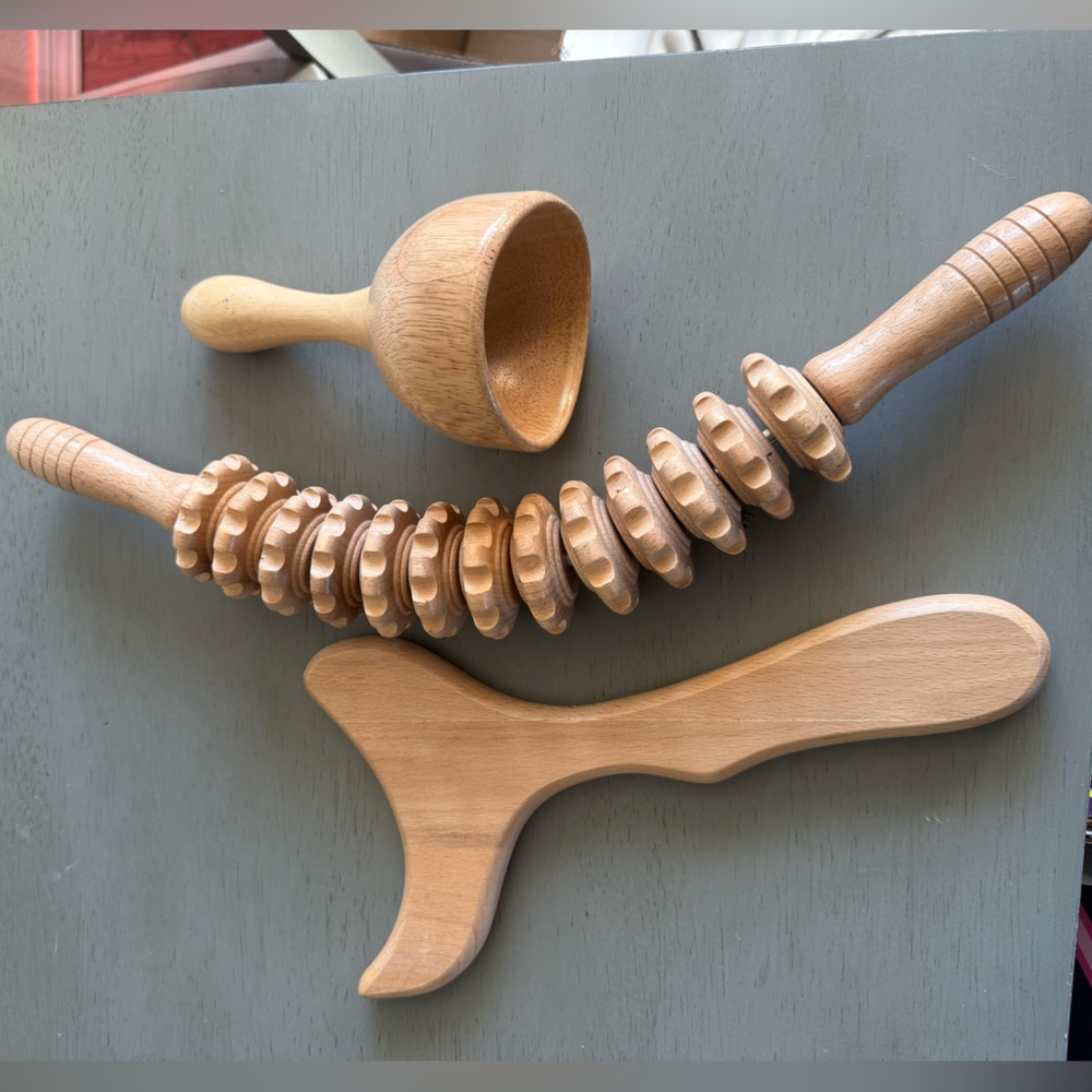 3 in 1 Wood Therapy Massage Tools
